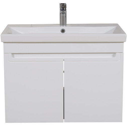 Omega Wandschrank 80 cm mit Elite Waschbecken – AGN BAU